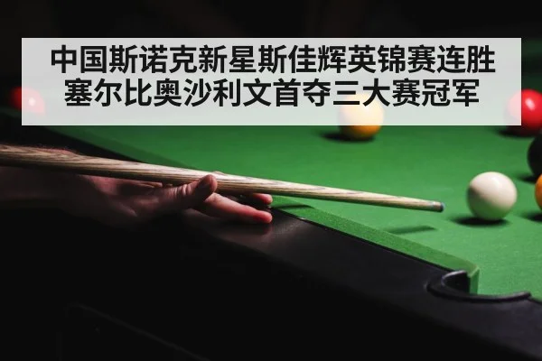 中国斯诺克新星斯佳辉英锦赛连胜塞尔比奥沙利文首夺三大赛冠军
