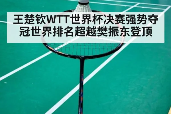 王楚钦WTT世界杯决赛强势夺冠世界排名超越樊振东登顶